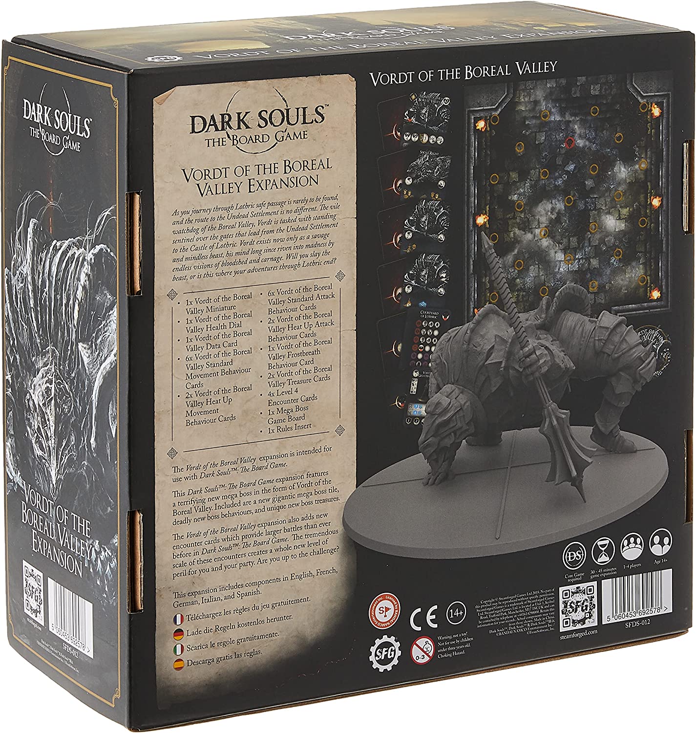 Steamforged Games | Dark Souls: The Board Game | Vordt of The Boreal Valley Expansion | For 1 to 3 Players Ages 14 | Game in English