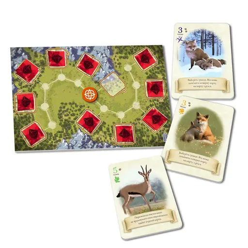 Board Game Лис та Ліс Дует (The Fox in the Forest Duet) photo 2