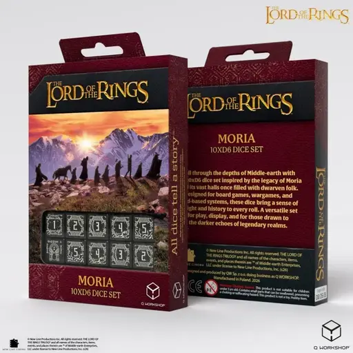 Набір кубиків The Lord of the Rings - Moria 10xD6 Dice Set