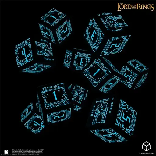 Набір кубиків The Lord of the Rings - Moria 10xD6 Dice Set photo 3