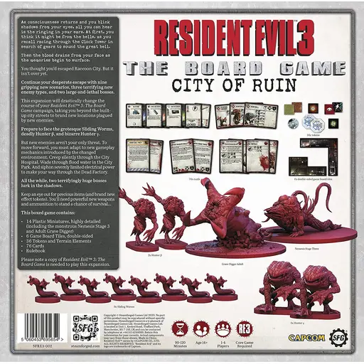 Настільна гра Resident Evil 3: The Board Game – City of Ruin photo 2