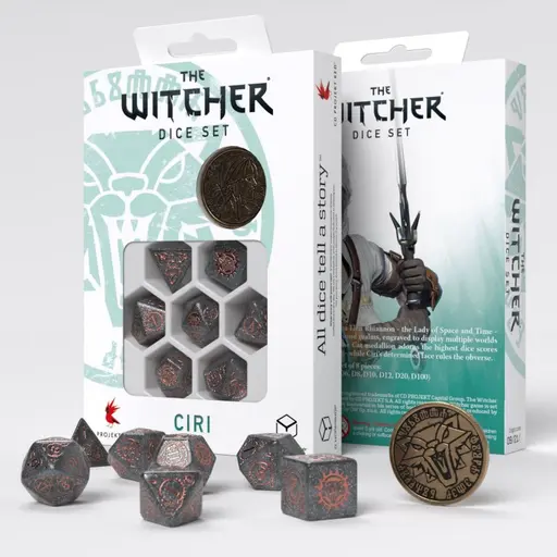 Dice Set The Witcher. Ciri - Elder Blood