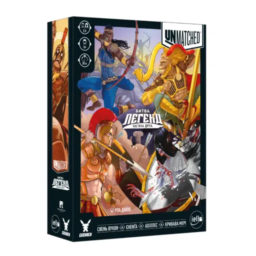 Настільна гра Unmatched - Битва легенд. Частина друга photo 2
