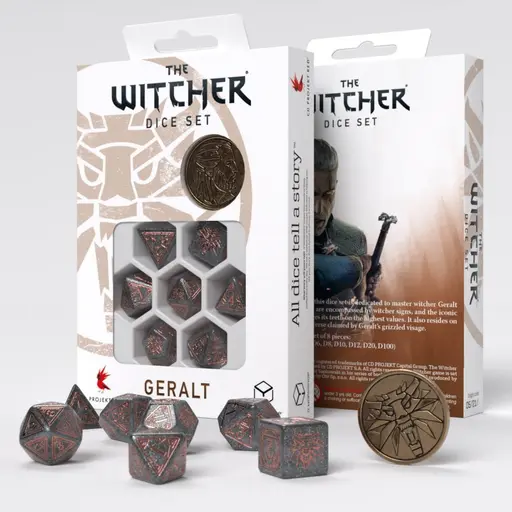 Dice Set The Witcher. Geralt - Price of Neutrality