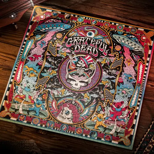 Grateful Dead Jigsaw Puzzle) 100 photo 3