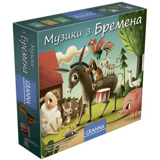 Настільна гра Музики з Бремена (Granna)