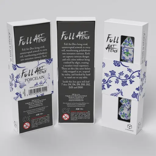 Набір художніх кубиків - Порцеляна