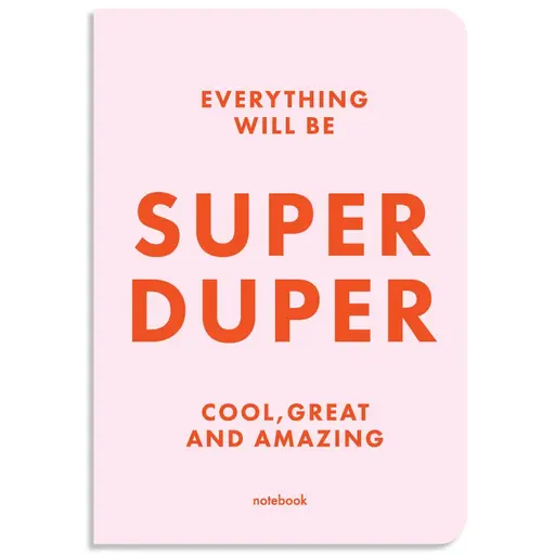 Notebook Super Duper (pink)