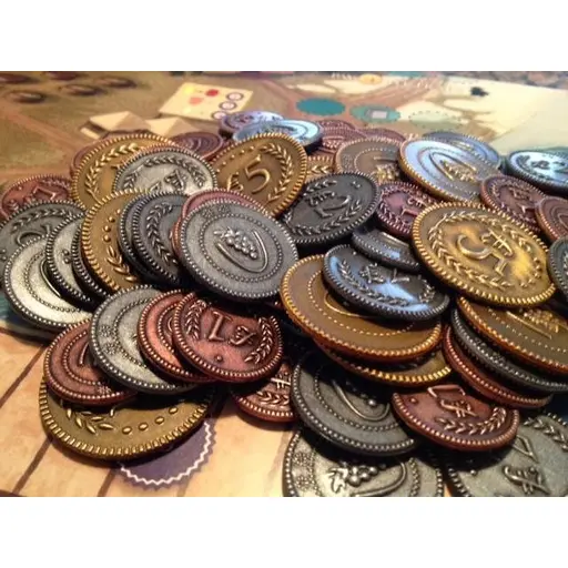 Metal Coins for the Game Viticulture photo 3