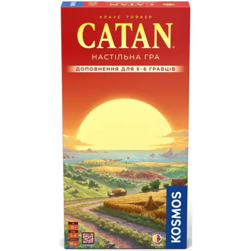 Настільна гра Колонізатори острова Катан. Доповнення для 5-6 гравців