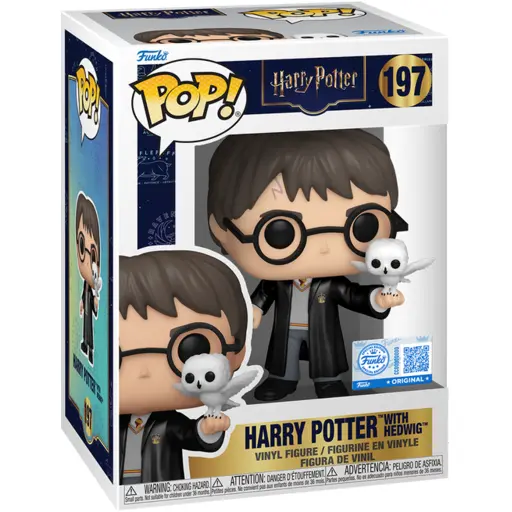 Фігурка Funko POP. Гаррі Поттер з Гедвіґою #197