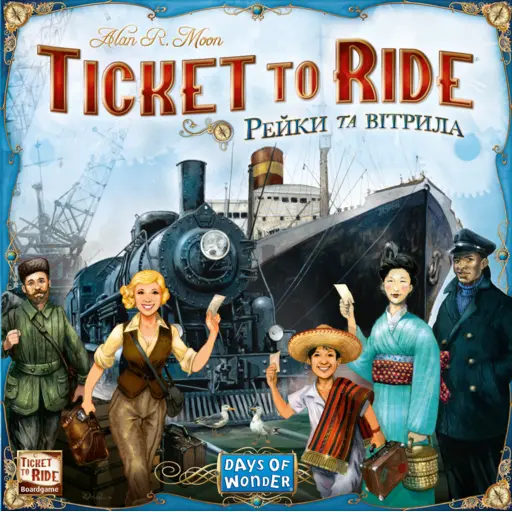 Board Game Ticket to Ride - Rails & Sails