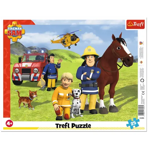 Рамковий пазл Завжди напоготові - Команда пожежника Сема (25)