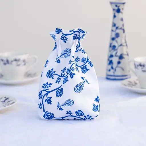 Художній мішечок - Порцеляна 12,3x16,5 см (Бавовняний) photo 2