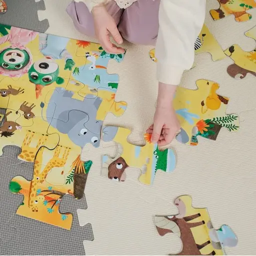 Puzzle + Coloring. Kids on safari (24) photo 6