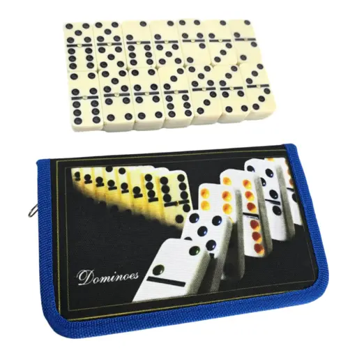 Настільна гра Доміно в чорно-синьому кейсі photo 5