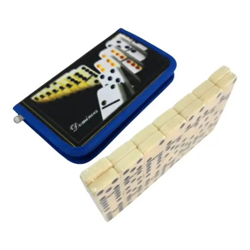 Настільна гра Доміно в чорно-синьому кейсі photo 2