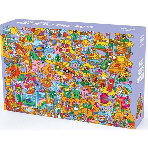 Пазл Назад в 90-ті - Мультфільми та ігри (500)