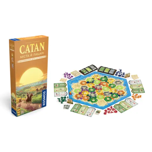 Board Game The Settlers of Catan - Cities and Knights. Add-on for 5-6 Players photo 2