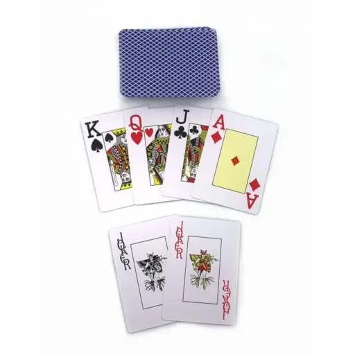 Гральні карти Техаський холдем. Синя сорочка photo 2