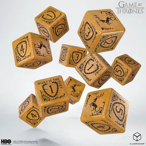 Dice Set Game of Thrones - Baratheon photo 2