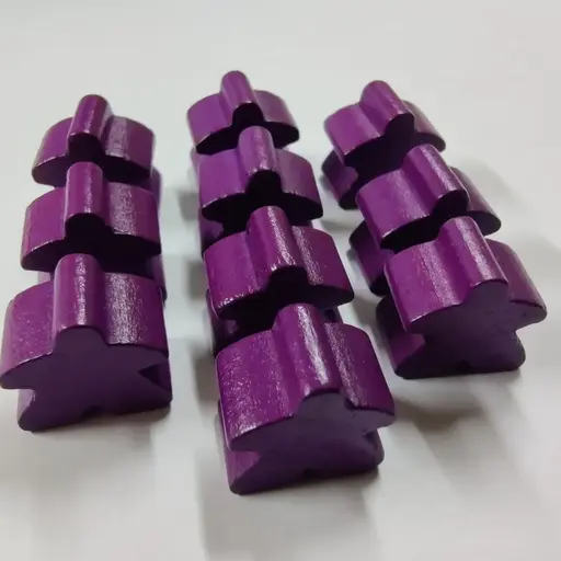 Фіолетовий дерев`яний міпл