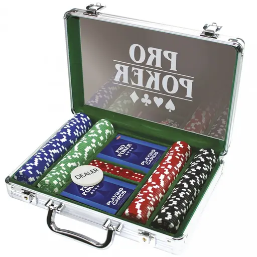Board Game Poker Game Set in Aluminum Case photo 2