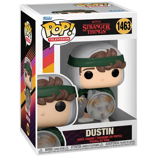 Дастін із щитом - Funko POP TV #1463 - Stranger Things - Dustin