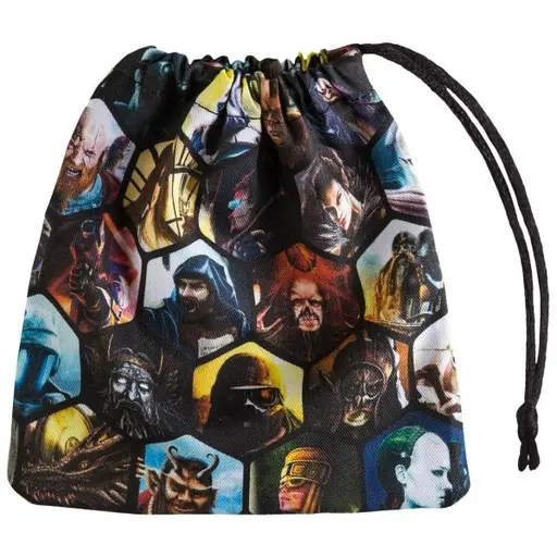 Pouch with a Branded fullprint 11x12 cm (Cotton)