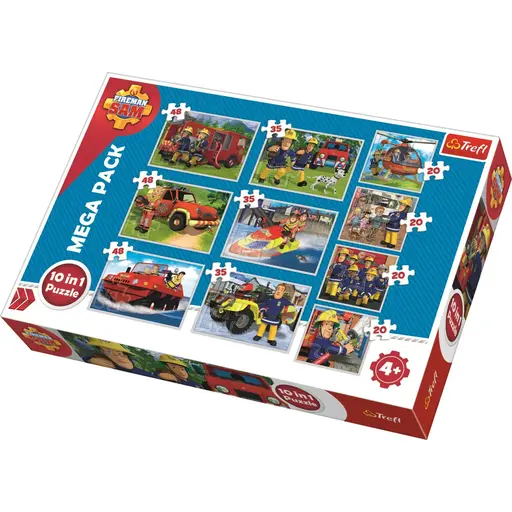 Набір пазлів 10 в 1. Рятувальник Сем - Рятувальна команда  (20-48)