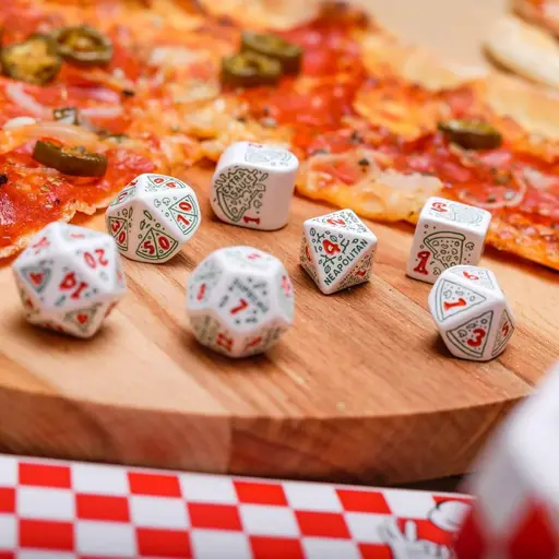 Modern Dice Set Pizza - Pepperoni photo 7
