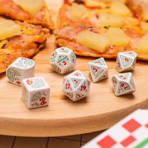 Modern Dice Set Pizza - Pepperoni photo 3