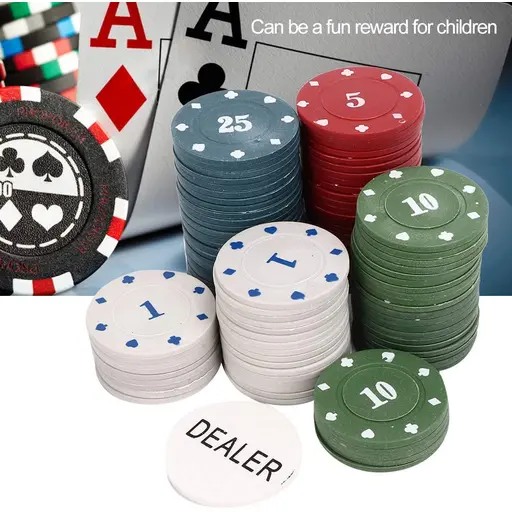 Poker Game Set in Metal Box photo 3