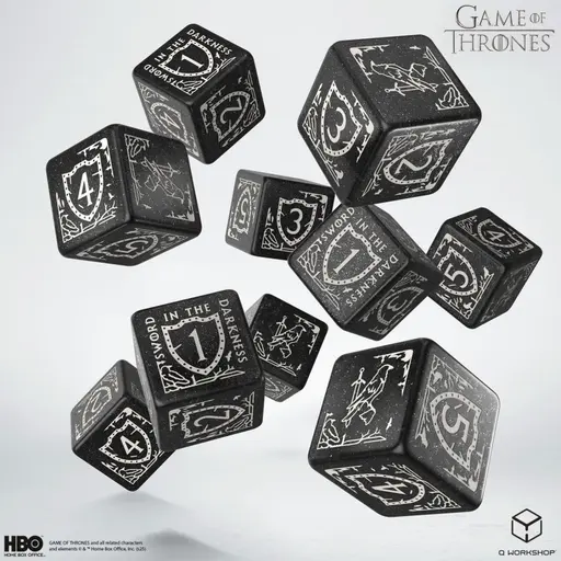 Dice Set Game of Thrones - Night`s Watch photo 2