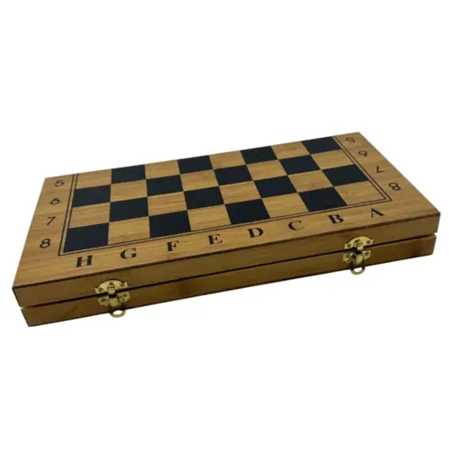 Бамбукові шахи, шашки, нарди (38.7 х 38.7 см) photo 7