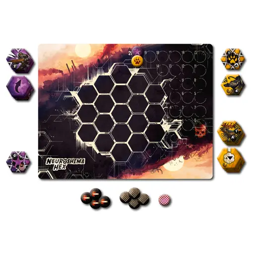 Настільна гра Нейрошима Гекс. Битва - Сталева поліція проти Чудовиськ photo 3