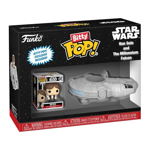 Figurine Funko POP. Star Wars - Han Solo and The Millennium Falcon