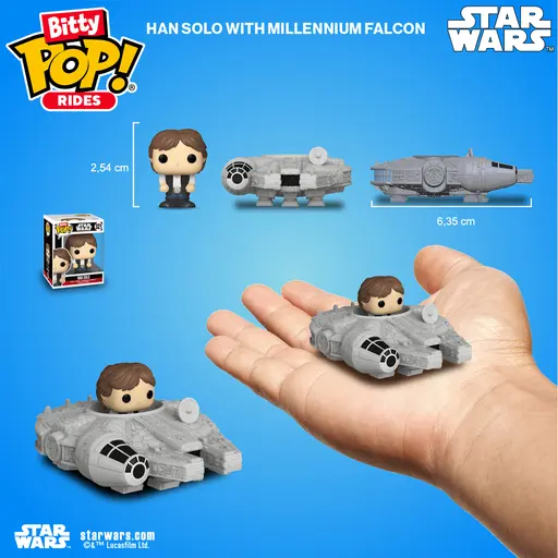 Figurine Funko POP. Star Wars - Han Solo and The Millennium Falcon photo 3