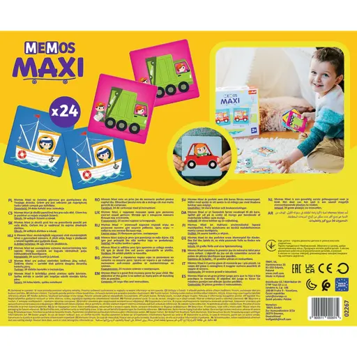 Board Game Мемос MAXI Транспорт photo 3