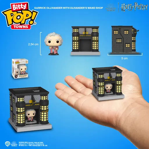 Figurines Funko POP. Harry Potter - Garrick Ollivander and Ollivander Wand Shop photo 3