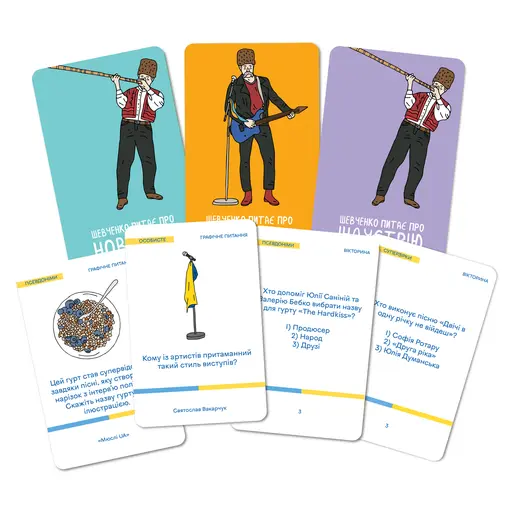 Board Game Шевченко питає про українську музику ORNER x Bezodnya Music photo 2