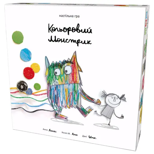Board Game Кольоровий Монстрик (The Color Monster)