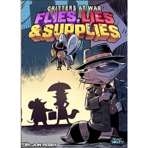 Настільна гра Звірі на війні. Невидимі фронти (Critters At War: Flies, Lies & Supplies)