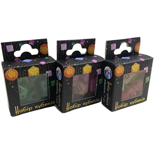 Набір кубиків Games7Days GLOW IN THE DARK двокольоровий в асортименті