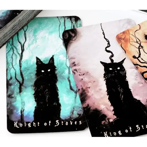 TAROT Cards Haunted Cat photo 3