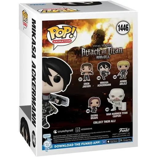 Figurine Funko POP. Attack on Titans - Mikasa Ackerman photo 2
