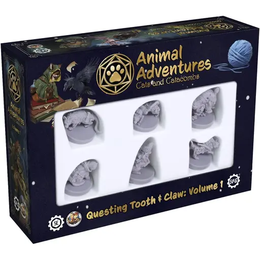 Board Game Animal Adventures: Cats and Catacombs - Volume 1