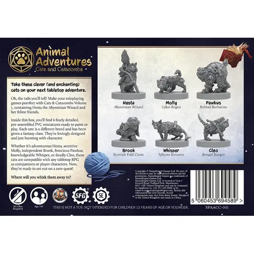 Board Game Animal Adventures: Cats and Catacombs - Volume 1 photo 2
