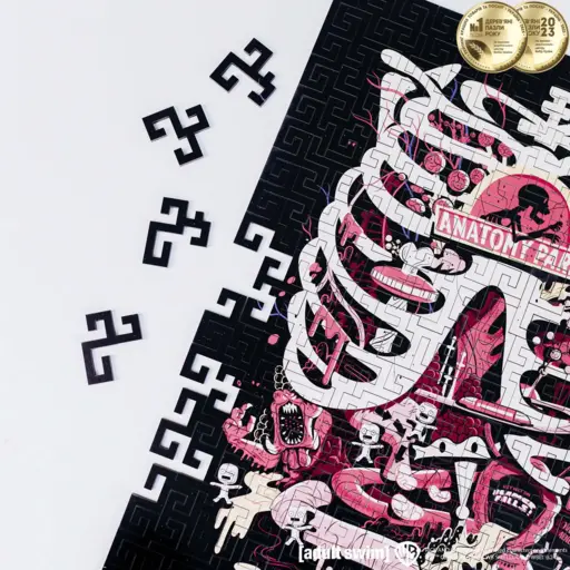 Дерев`яний пазл-лабіринт Рік і Морті - Парк анатомії XL (180) photo 5