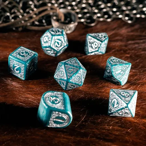 Modern Dice Set Viking - Mjolnir photo 2